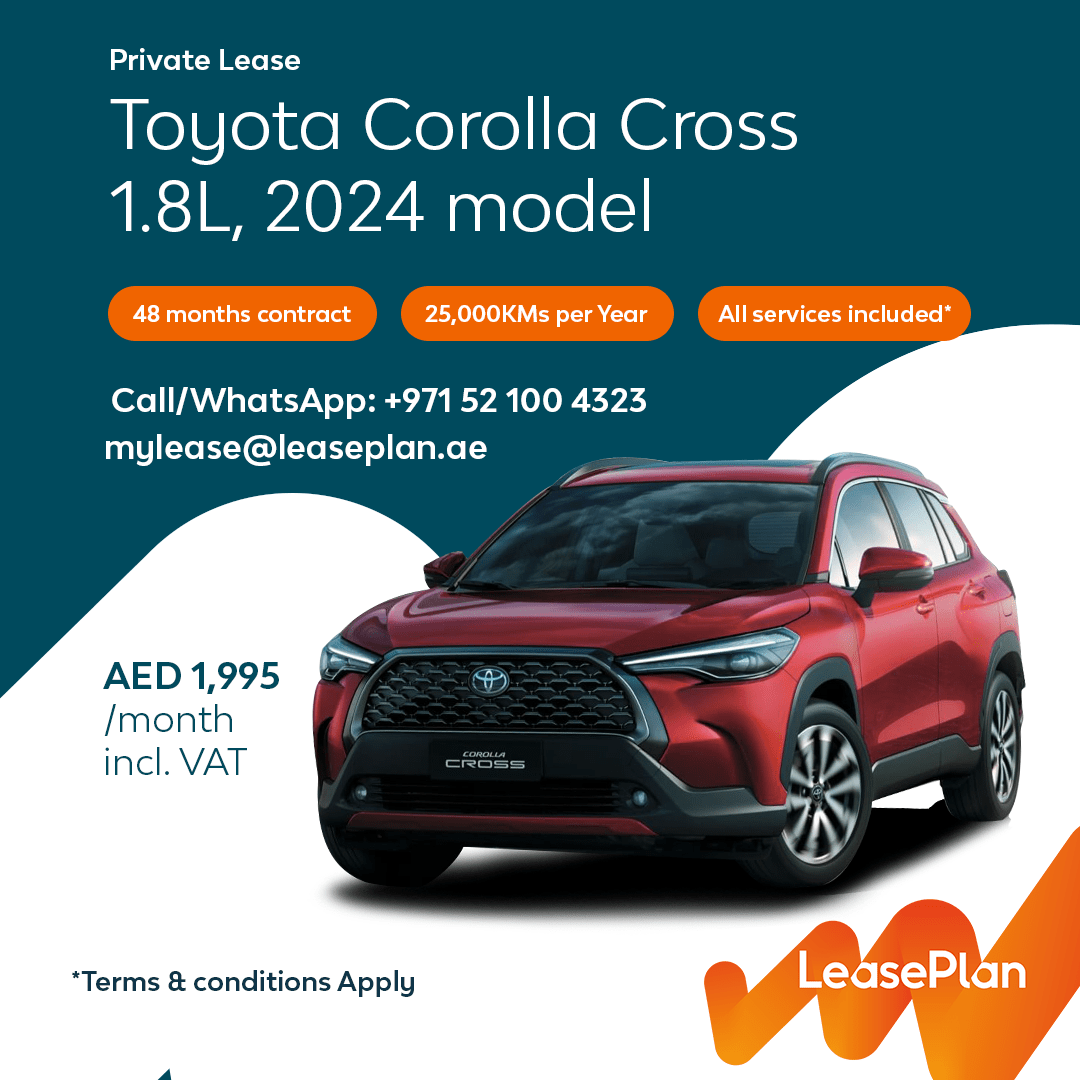corolla cross SL 1080