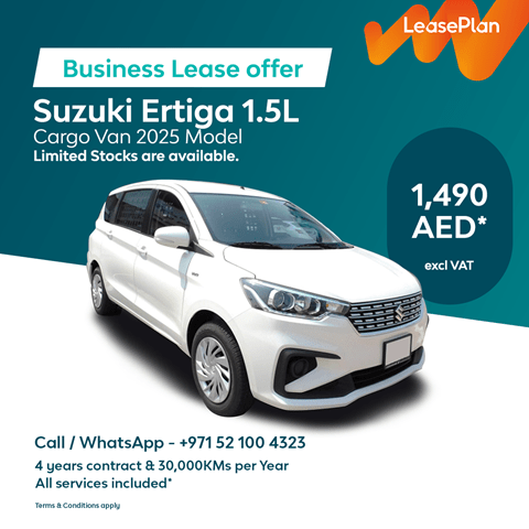 Suzuki Ertiga 1.5L Cargo Van, 2025 model Suzuki Ertiga cargo van 2025 1080