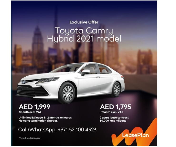 Lease a car | LeasePlan United Arab Emirates