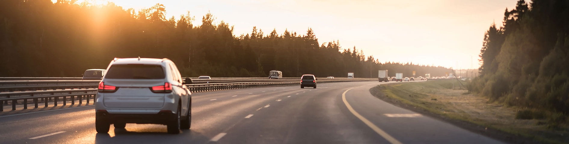 Autos auf Autobahn