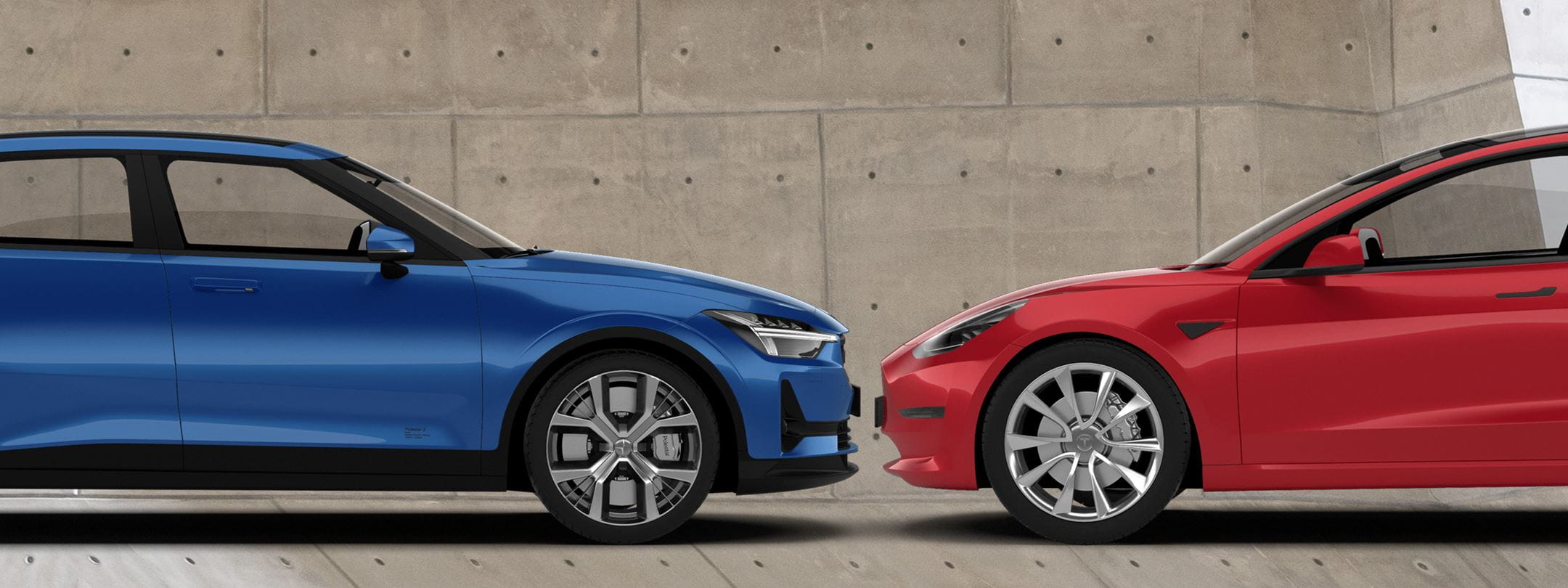 Polestar 2 vs Tesla Model 3 LeasePlan Danmark