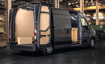 renault master intérieur en bois