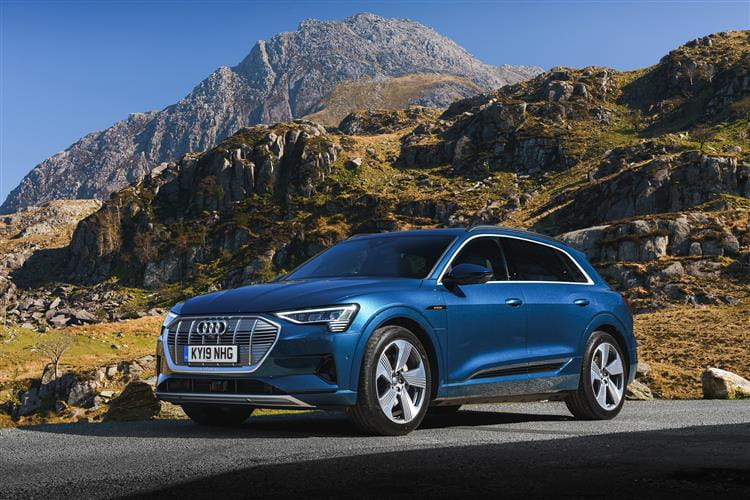 Audi e-tron blue