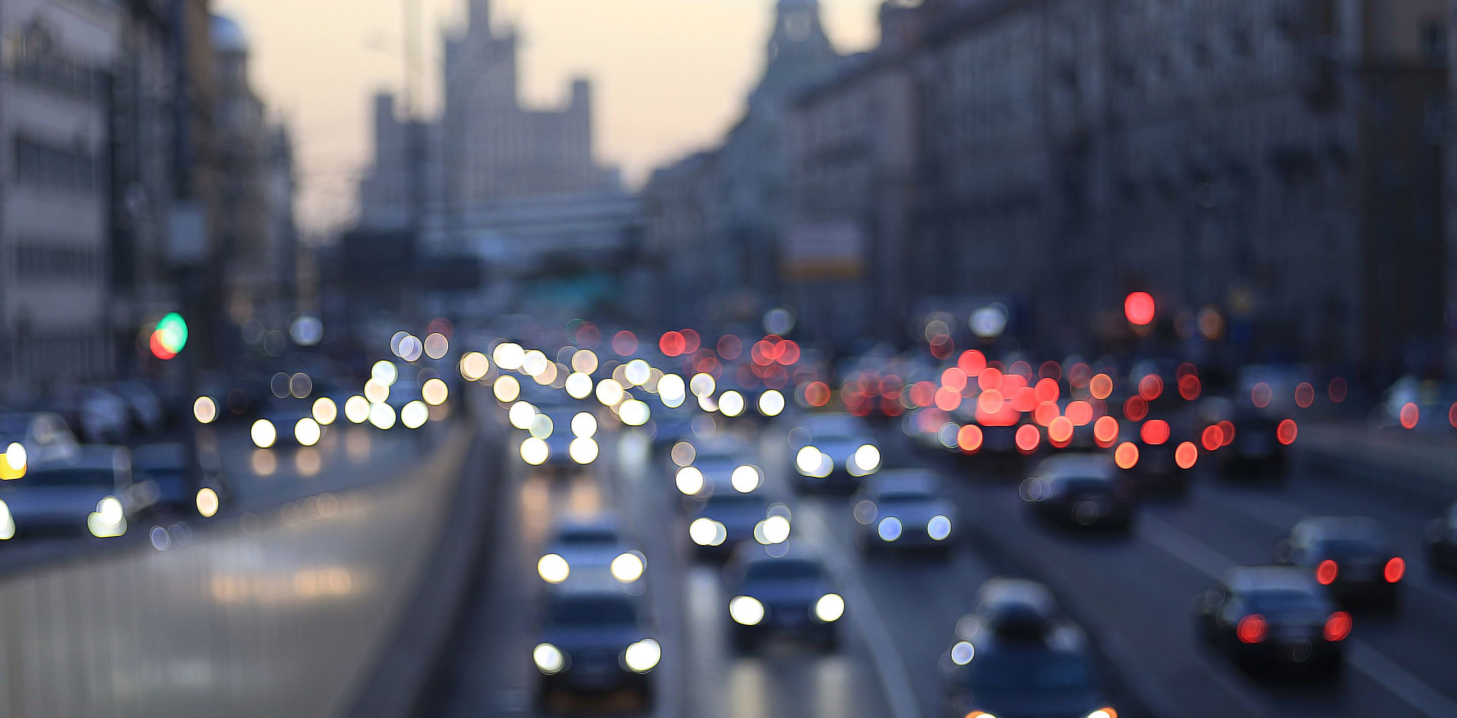 cars on the street