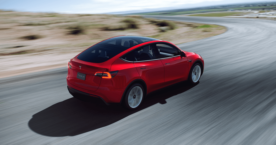 Tesla model y online business lease