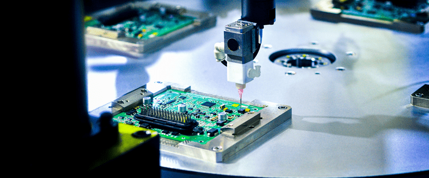 Fotofafía de la fabricación de un microchip