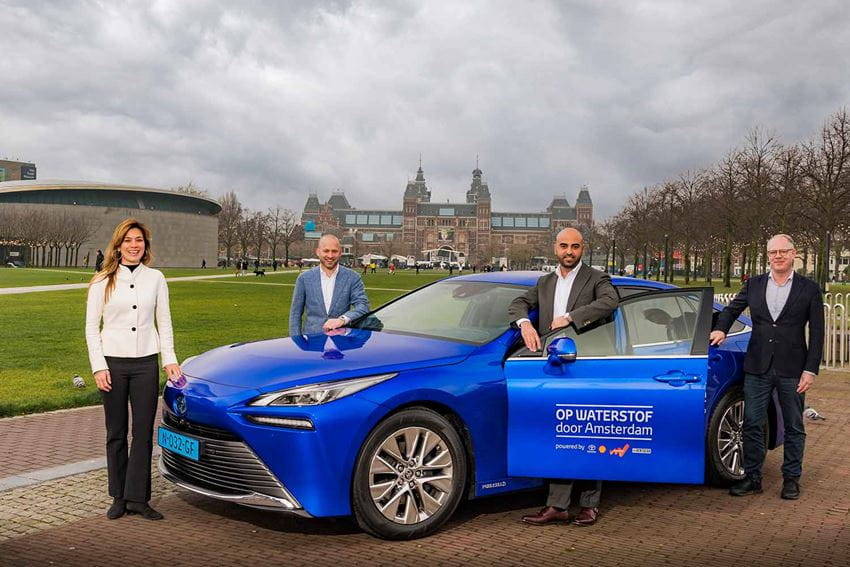 LeasePlan Nederland Rentacab Amsterdam waterstofauto scld
