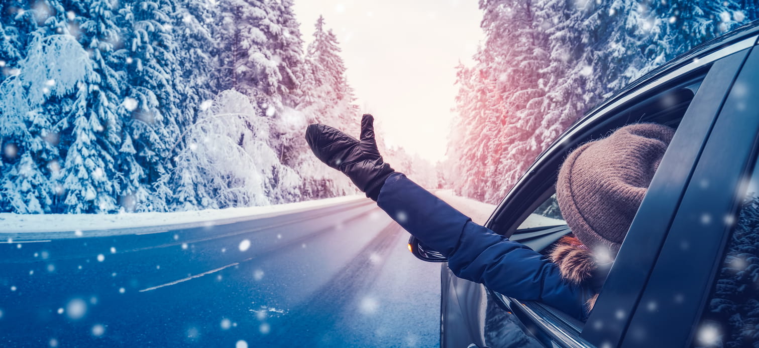 condução na neve