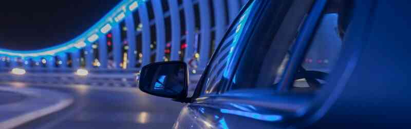 blue car and background