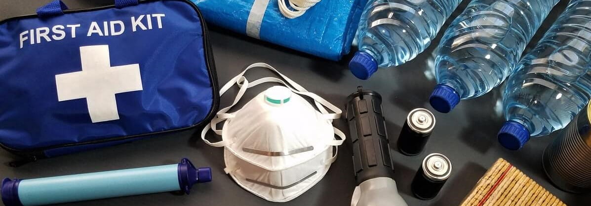 First-aid kit and emergency tools