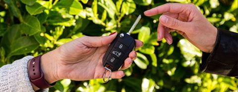 handing keys
