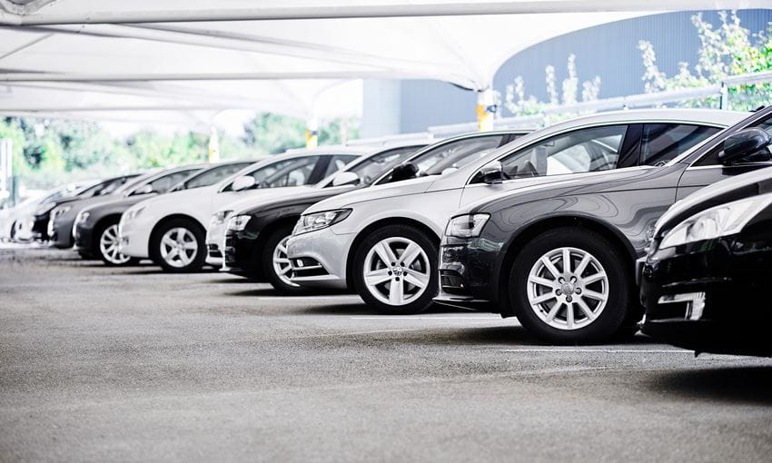 Carros estacionados