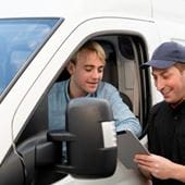 Vehicle pick-up and registration
