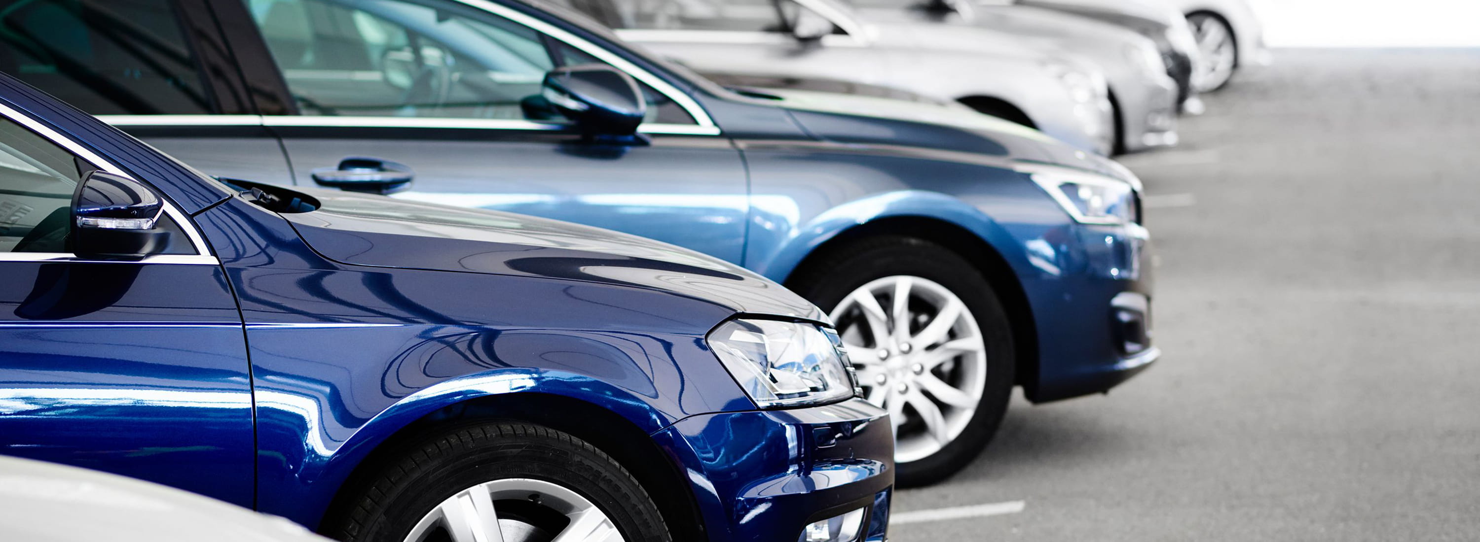 Line of cars